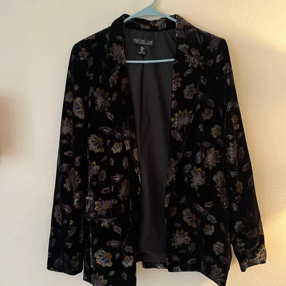 Rachel Zoe Floral Blazer size M - Picture 4 of 5